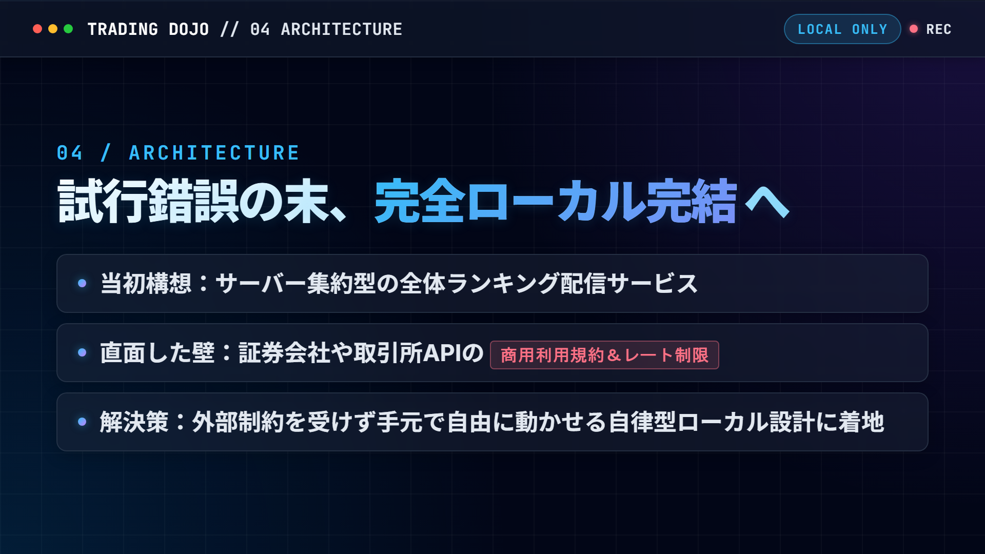 完全ローカル完結
